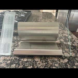 Amco stainless cookbook stand